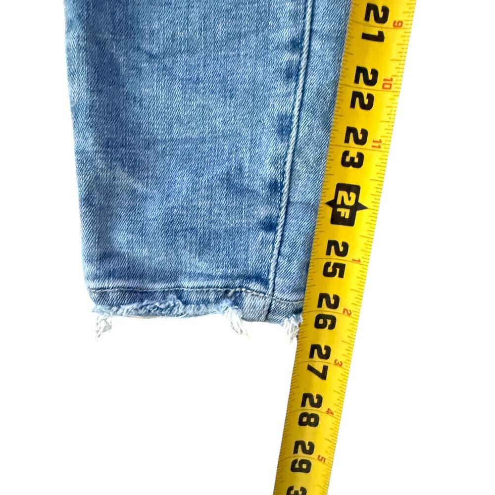 Judy Blue Skinny Jeans Distressed Button Fly Mid Rise Stretch Denim Size 3 - Picture 15 of 16